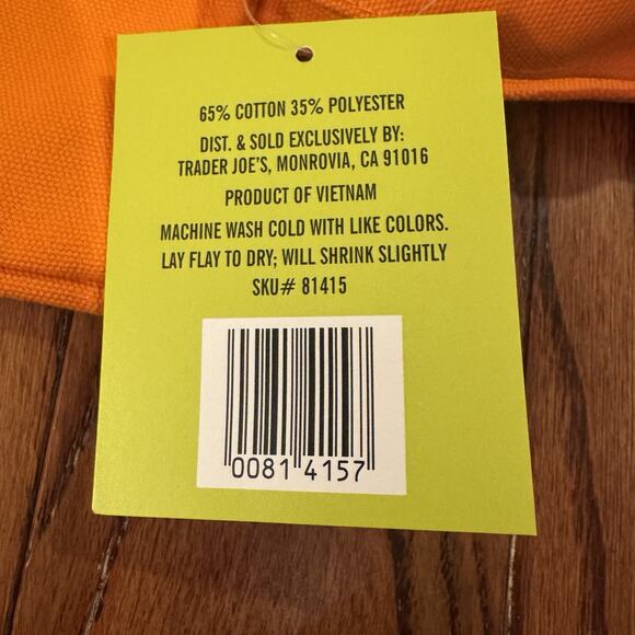 Trader Joe's Trick or Treat Canvas Tote Bag Halloween 3 Reusable Mini Bags New - Picture 13 of 13